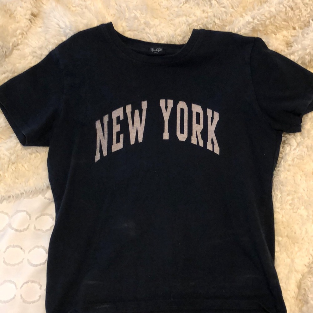 navy blue new york brandy shirt